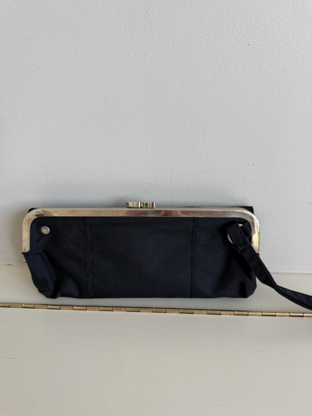 Timbuk2 Black Travel Wallet Organizer Wristlet Pink Polka Dot Interior